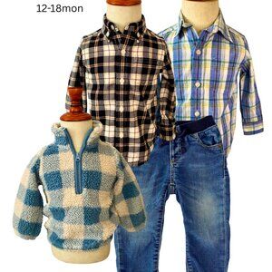 12–18M Boys Clothing Bundle – Janie & Jack / Baby Gap / Carter’s – 4 Items